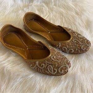 Indian Wedding‎ Shoes Size 40 Embroidered Women’s Slip On Loafer